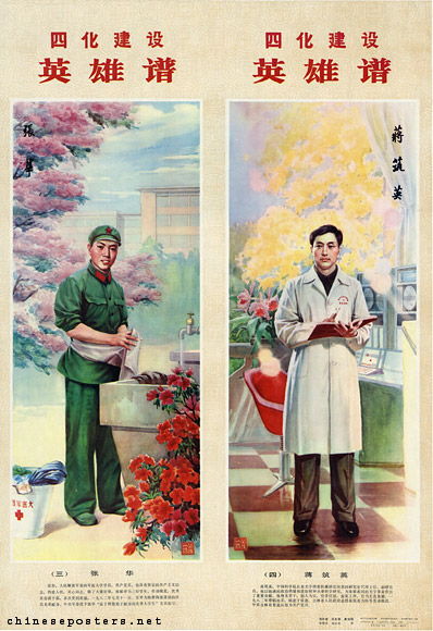 Register of heroes of Four Modernizations' construction -- Zhang Hua, Jiang Zhuying