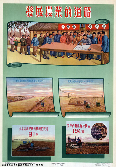 Develop agriculture, 1956