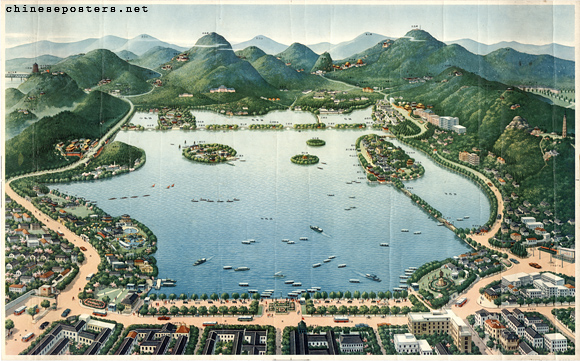 The whole West Lake in Hangzhou