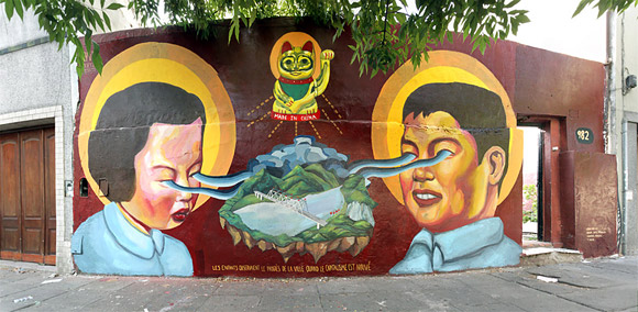 Ever/Siempre’s mural painting