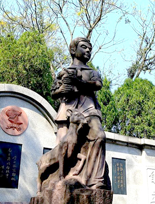 zhang qian statue