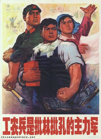 Workers, peasants and soldiers are the main force in criticizing Lin Biao and Confucius