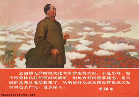The situation of the Great Proletarian Cultural Revolution across the country is excellent, not just moderately good.