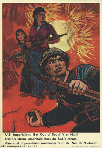 U.S. imperialism, get out of South Viet Nam!