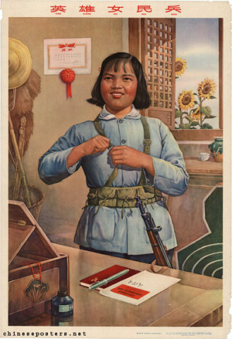 A heroic militiawoman