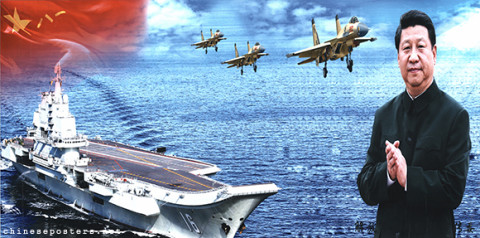 [Xi Jinping, warship, jet fighters]