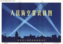 People's air defense common knowledge posters