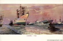 A scene of spring along the hundred 'li' long Huangpu river