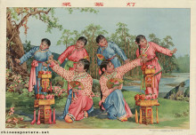 Tea-picking lantern dance