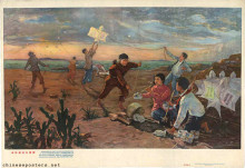 The coastal defense frontline propaganda team