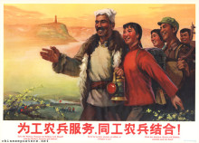 Serve the Workers, Peasants and Soldiers; Link Oneself with the Workers, Peasants and Soldiers!