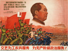 Culture must serve workers, peasants and soldiers, must serve proletarian politics!